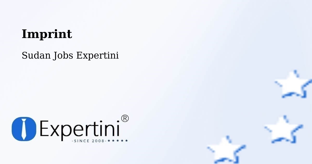 Imprint – Kināna - Sudan Jobs Expertini